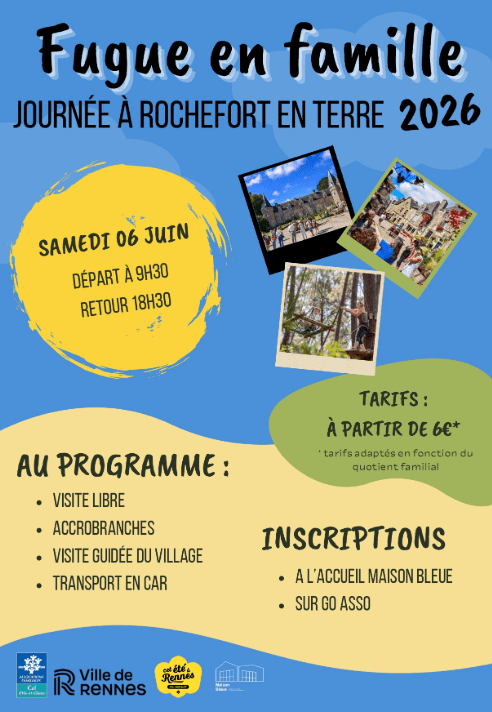 sortie famille maison bleue du s. 06 06 26 à rochefort en terre
